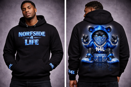 N4L/Blue-Bear Hoodie