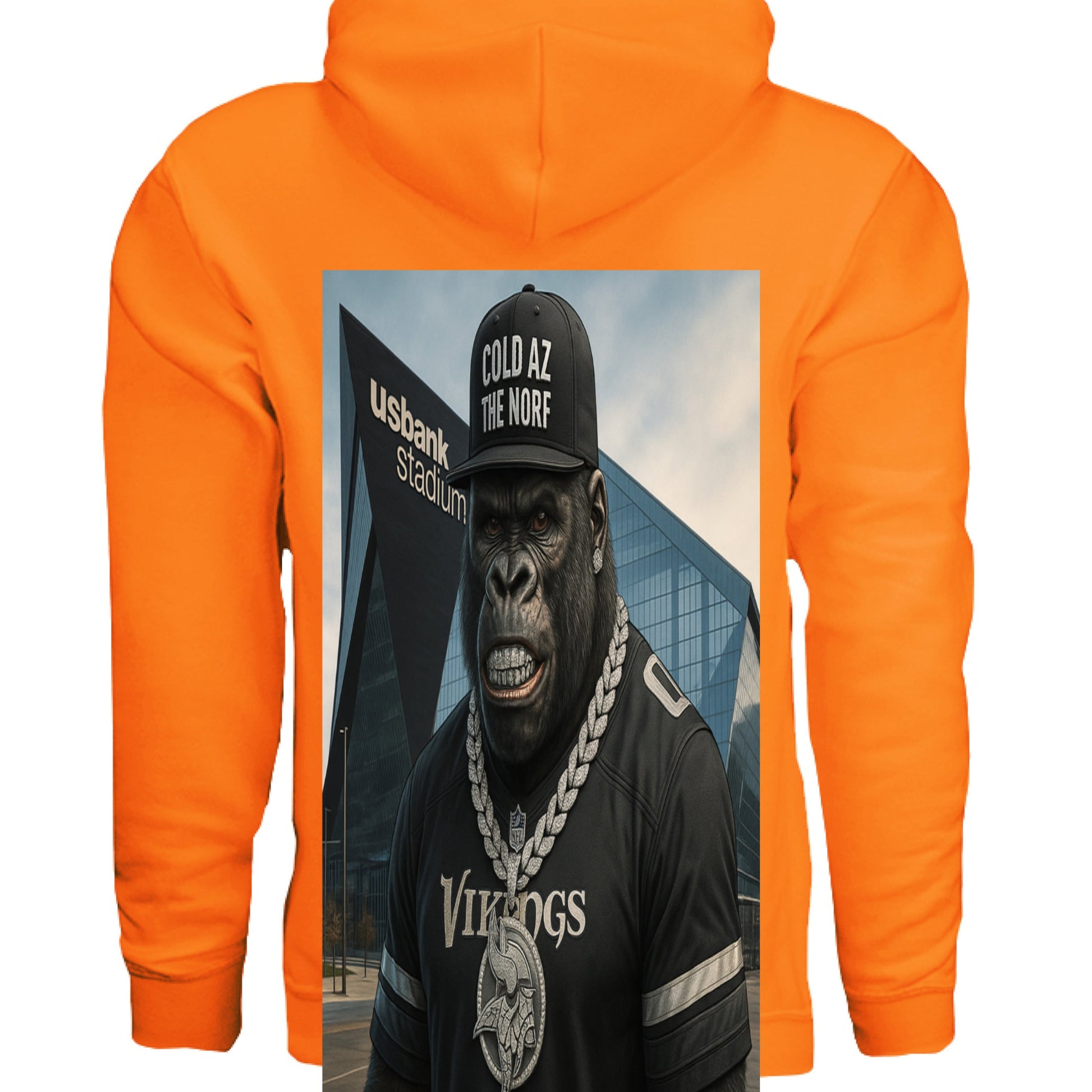 SAFETY ORANGE - BACK