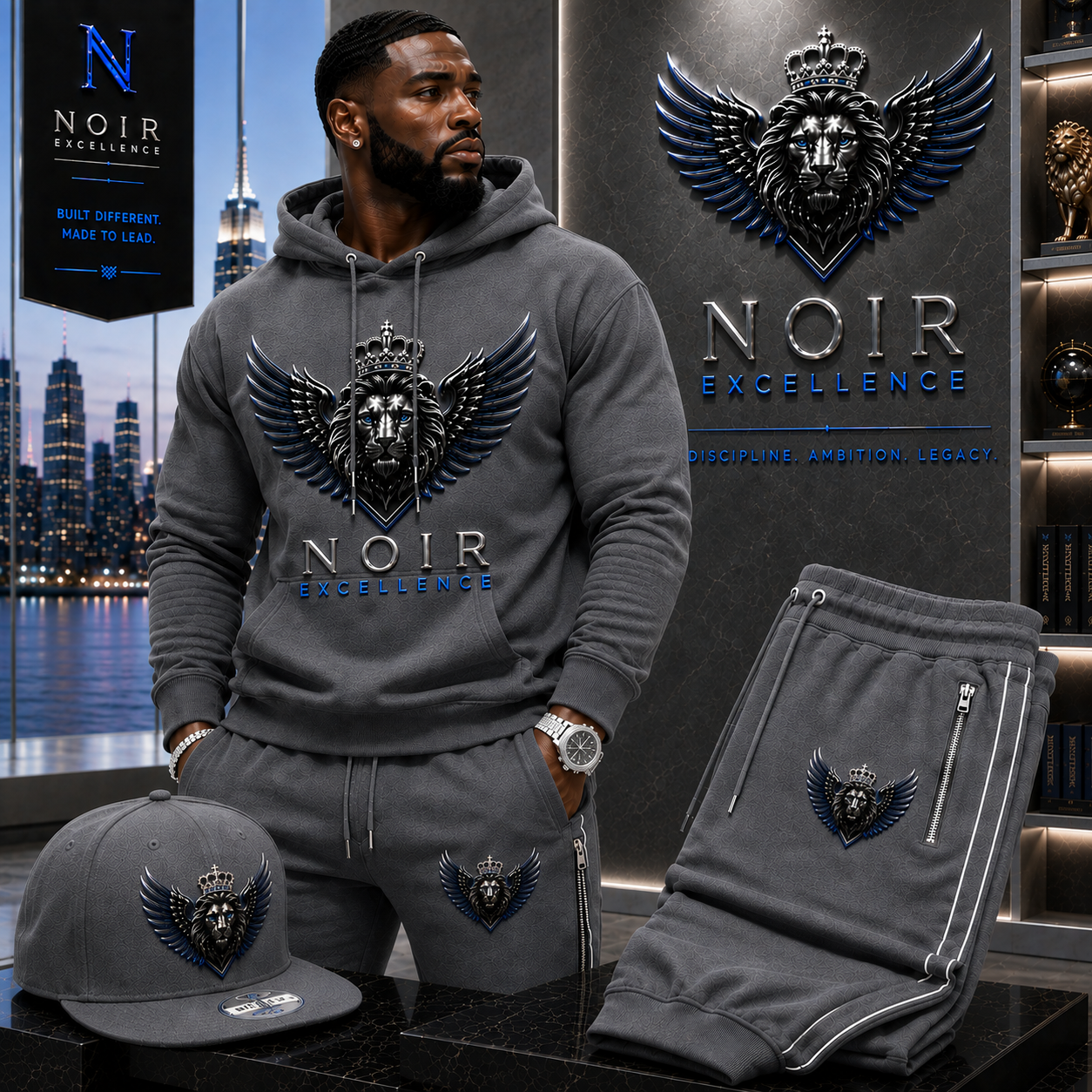 NOIR Excellence Premium Hoodie & Jogger Set