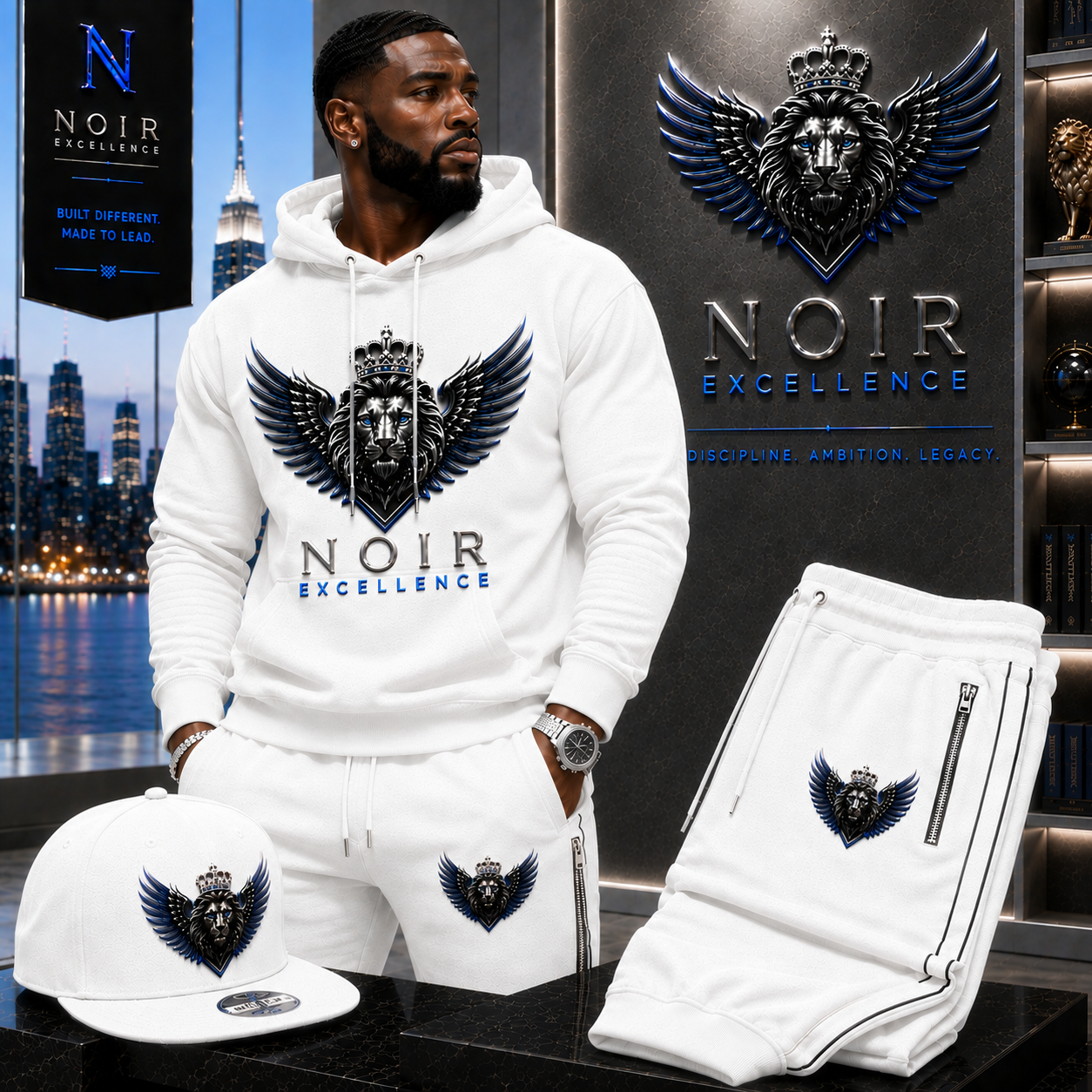 NOIR Excellence Premium Hoodie & Jogger Set